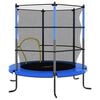 vidaXL Trampoline med sikkerhetsnett 140x160 cm bl&aring;