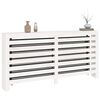 vidaXL Radiatordeksel hvit 169x19x84 cm heltre furu