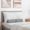 vidaXL Bolster puter 2 pcs Lysegrå Ø 15 x 40 cm stoff