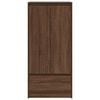 vidaXL Skap med skuff brun eik 55,5x34x119,5 cm konstruert tre