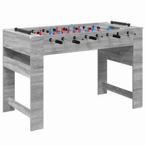vidaXL Buzzebord Gr&aring; Sonoma 125 x 60,5 x 80 cm Konstruert tre