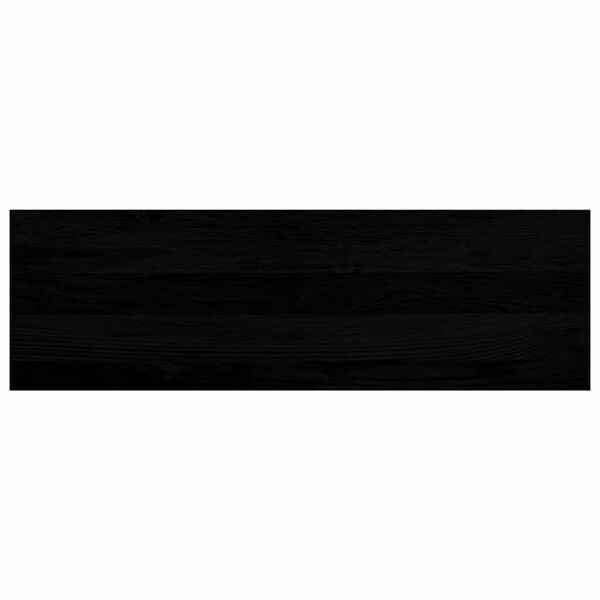 vidaXL Trappetrinn 4 stk m&oslash;rkebrun 80x30x2 cm heltre eik