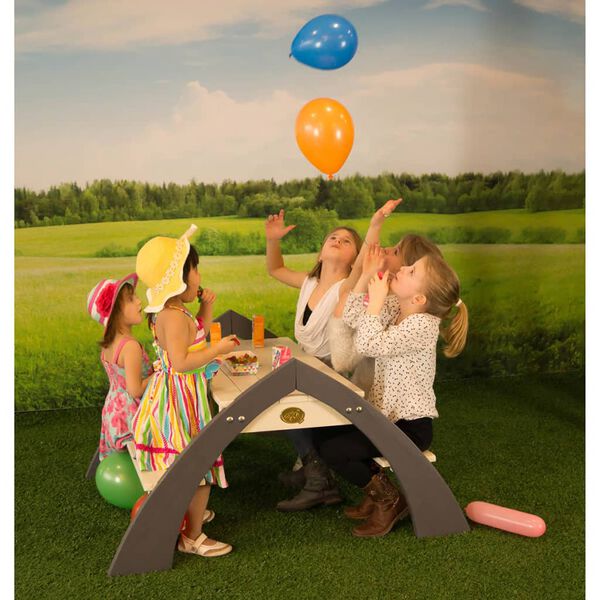 AXI Barnas Piknikbord Kylo grå og hvit A031.021.00