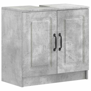 vidaXL Baderomsvaskeskap UTRECHT Betonggr&aring; 59,5 x 31,5 x 59 cm