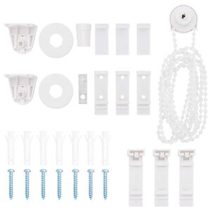 vidaXL Rullegardinbeslag 30 stk 18 mm