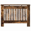 vidaXL Radiator Deksel R&oslash;kt eik 112 x 19 x 81,5 cm Konstruert tre