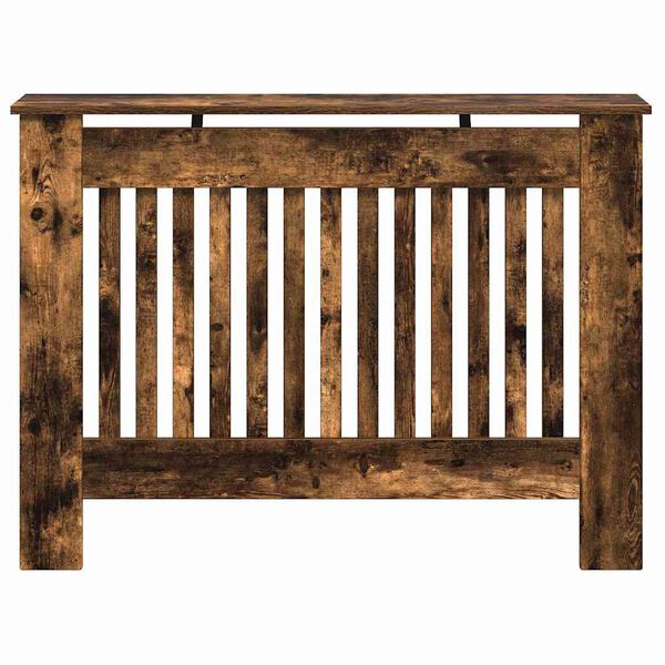 vidaXL Radiator Deksel R&oslash;kt eik 112 x 19 x 81,5 cm Konstruert tre