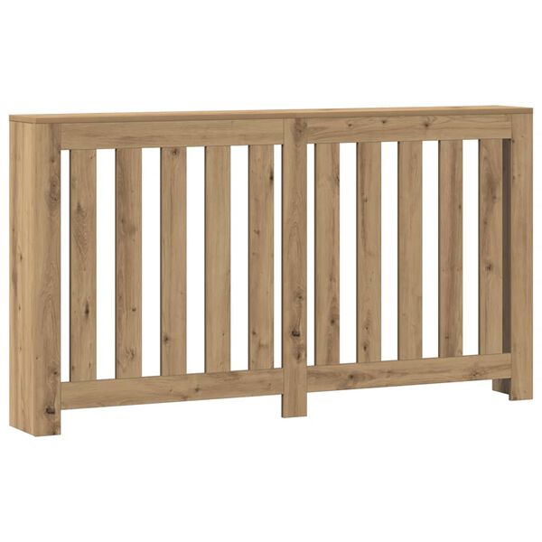 vidaXL Radiatordeksel artisan eik 149x20x82 cm konstruert tre