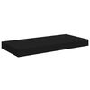 vidaXL Flytende vegghyller 2 stk svart 50x23x3,8 cm MDF