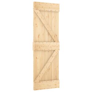 vidaXL Skyved&oslash;r NARVIK 70 x 210 cm (152,5 cm) Naturlig og svart