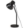 vidaXL Skrivebordslampe 25 W svart 17x17x60 cm E27