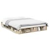 vidaXL Sengeramme sonoma eik 150x200 cm konstruert tre
