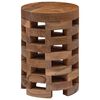vidaXL Nattbord 30x30x45 cm heltre teak