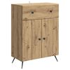 vidaXL Serviesskap Artisan eik 66 x 34,5 x 90 cm Konstruert tre