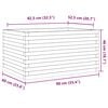 vidaXL Plantekasse 90x60x46 cm impregnert furu