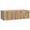 vidaXL Vegghengt TV skap Artisan eik 98 x 41 x 30 cm Konstruert tre