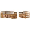 vidaXL Sofasett 6 pcs Solid akasietre