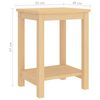 vidaXL Nattbord naturell 35x30x47 cm heltre furu