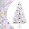 vidaXL Kunstig juletre 240 cm PVC og st&aring;l Hvit