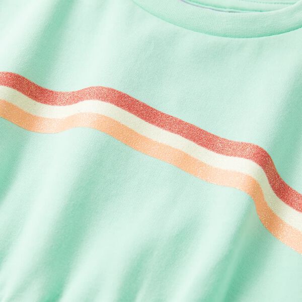 Barnekjole med snor knallgrønn 104