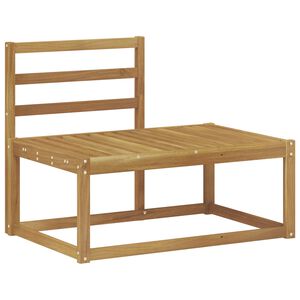 vidaXL Utend&oslash;rs End Sofagruppe Hvit 91 x 63 x 73 cm Solid akasietre