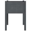 vidaXL Plantekasser 2 stk grå 50x50x70 cm heltre furu
