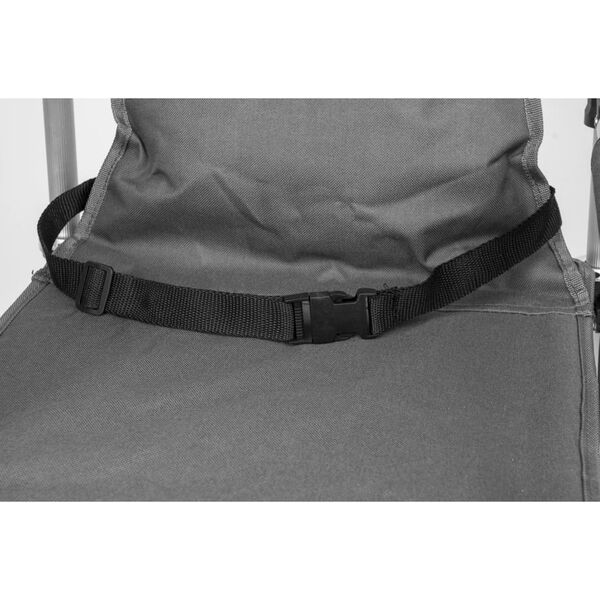 Bo-Camp Sammenleggbar barnestol aluminium gr&aring; 1204788