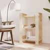 vidaXL Bokhylle/romdeler 60x35x91 cm heltre furu