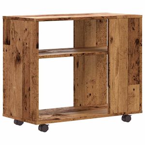 vidaXL Sidebord gammelt tre 70x35x60,5 cm konstruert tre