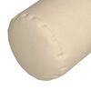 vidaXL Bolster puter 2 pcs Krem Ø 25 x 70 cm stoff