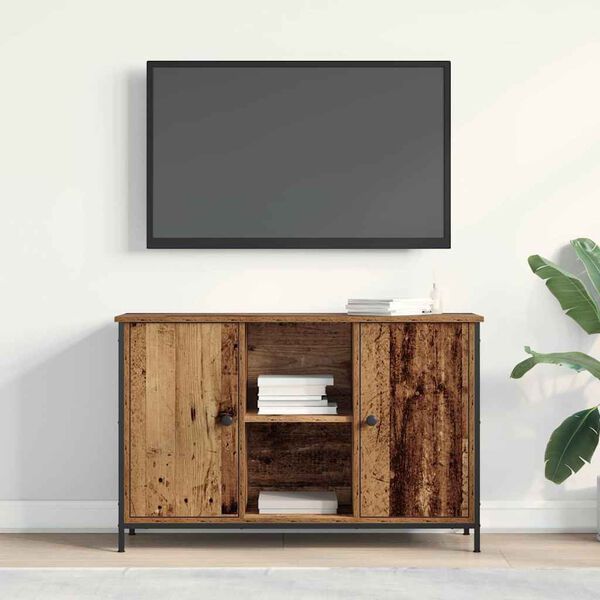vidaXL TV-benksett Gamle tre 101 x 35 x 65 cm Konstruert tre