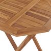 vidaXL Hagespisestuesett 3 deler heltre teak
