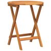 vidaXL Hagebord Naturlig 60 x 60 x 72 cm Solid akasietre