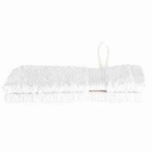 vidaXL Gjesth&aring;ndkle SOLUND 2 pcs Hvit 15 x 21 cm 550 gsm