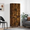 vidaXL Highboard r&oslash;kt eik 69,5x34x180 cm konstruert tre
