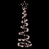 vidaXL LED Juletre med Baubles 120 LEDs Varm Hvit 180 cm