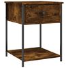 vidaXL Nattbord r&oslash;kt eik 44x45x58 cm konstruert tre