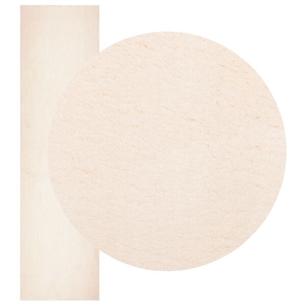 vidaXL Medium Pile Soft and Washable Rug HUARTE Beige 80 x 400 cm