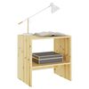 vidaXL Nattbord 2 stk 40x30,5x40 cm heltre gran