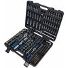 KS Tools CHROMEplus pipen&oslash;kkel, skralle- og bitssett 195 stk 918.0795