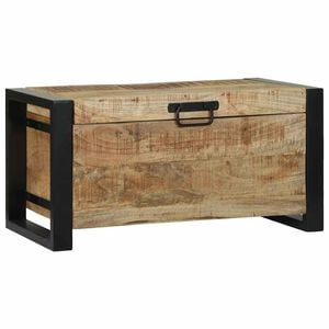 vidaXL Oppbevaringskister Brun 60 x 30 x 30 cm Massivt mangotre