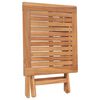vidaXL Sammenleggbart hagebord 45x45x45 cm heltre teak