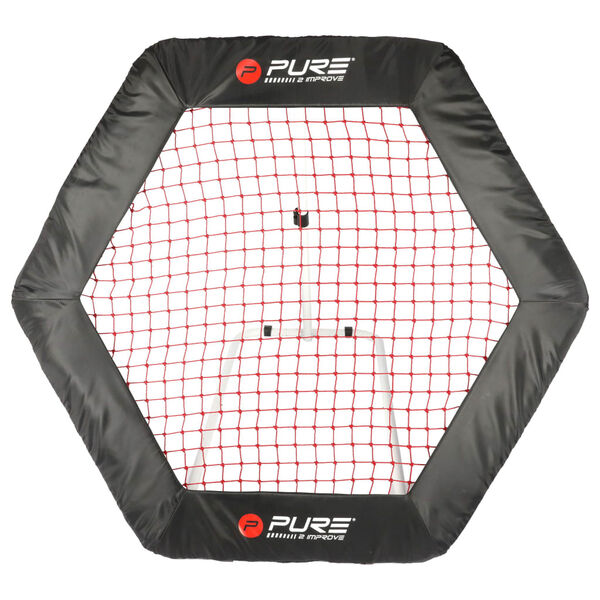 Pure2Improve Stoppnett fotball sekskantet 140x125 cm