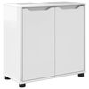 vidaXL Bad vaskeskap H&oslash;yglanset hvit 60 x 30 x 60 cm Konstruert tre