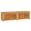 vidaXL Putekasse med pose 200x50x55 cm heltre teak