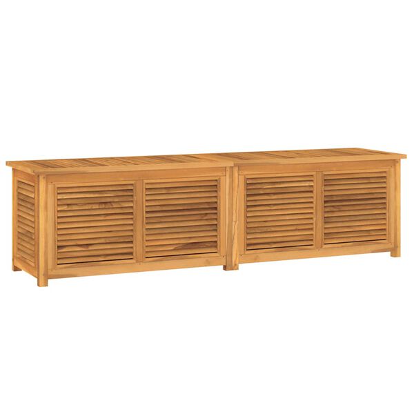 vidaXL Putekasse med pose 200x50x55 cm heltre teak