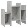 vidaXL Sideskap betonggr&aring; 60x26x60 cm konstruert tre
