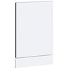 vidaXL Oppvaskmaskin panel Porto svart 45x1,5x67 cm konstruert tre