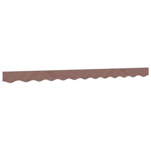 vidaXL Erstatningsstoff for markisekappe brun stripe 300 cm