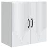 vidaXL Vegghengt skap Hvit 59 x 31 x 60 cm Konstruert tre